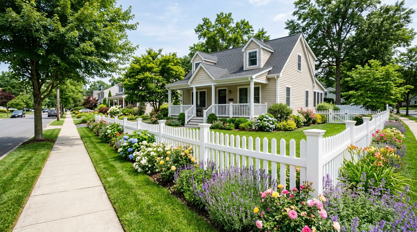 Vinyl Picket Fence
