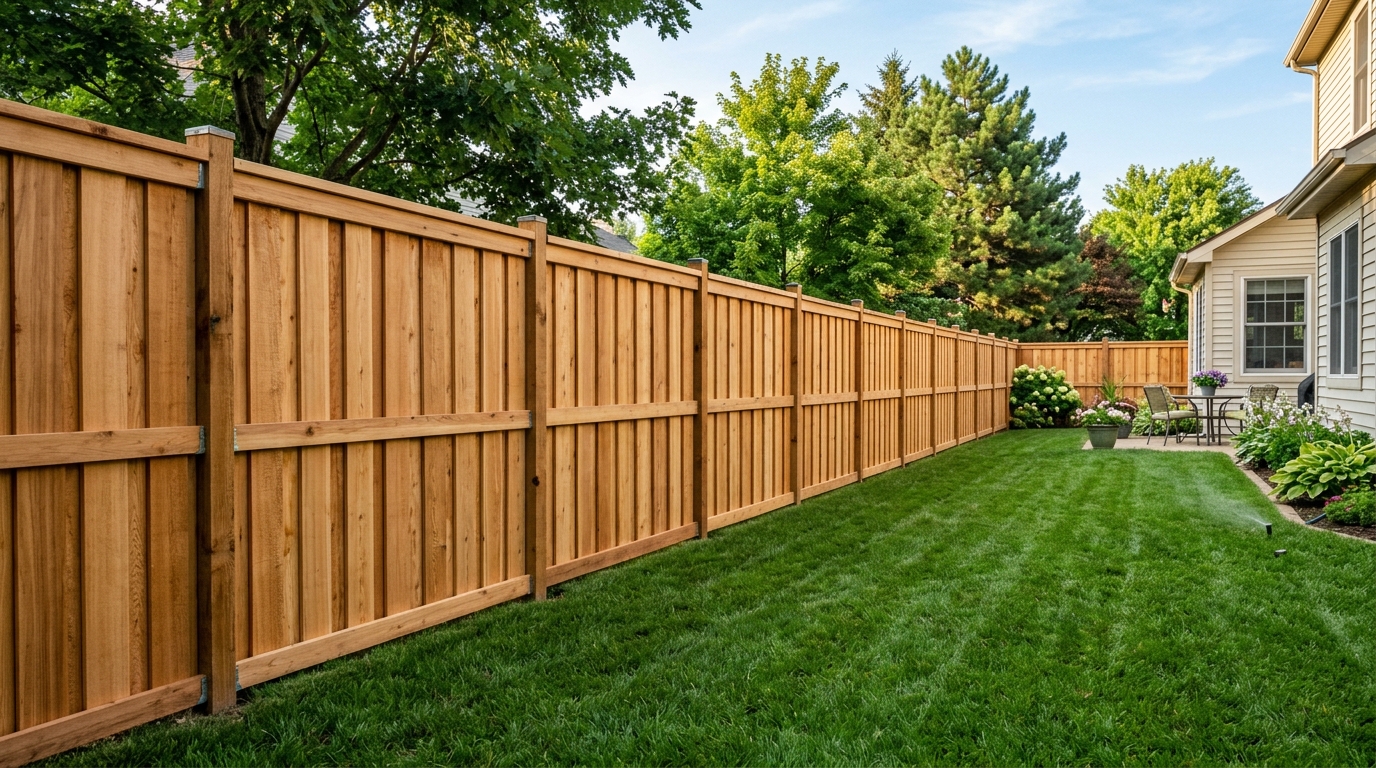 Board-on-Board Privacy Fence